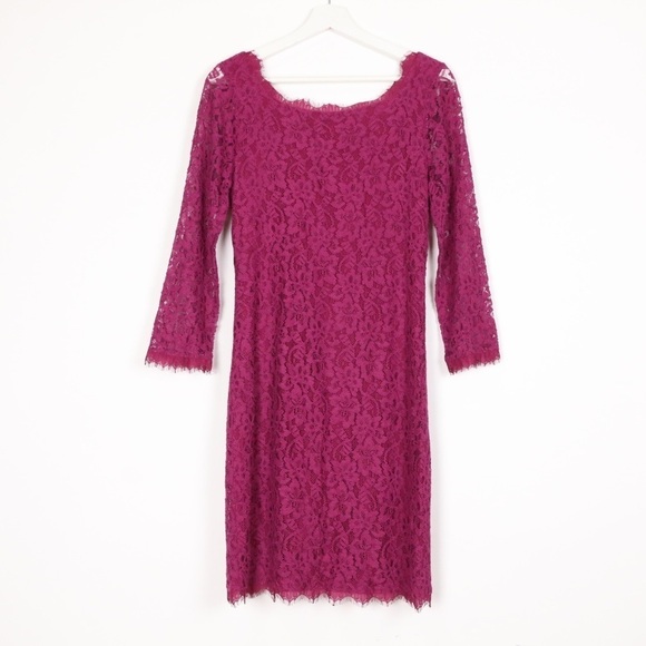 Diane Von Furstenberg Zarita Lace Dress - Picture 1 of 9
